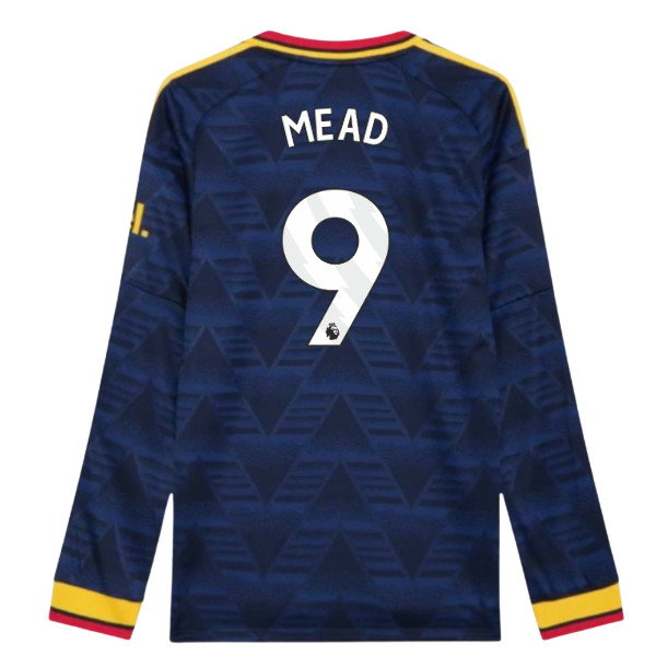 2026-2027 Arsenal Authentic Long Sleeve Away Shirt (Mead 9)