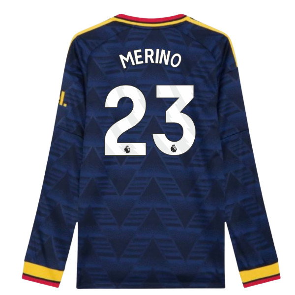 2026-2027 Arsenal Authentic Long Sleeve Away Shirt (Merino 23)