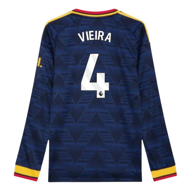 2026-2027 Arsenal Authentic Long Sleeve Away Shirt (Vieira 4)