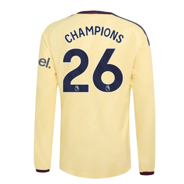 2026-2027 Arsenal Authentic Long Sleeve Third Shirt (Champions 26)