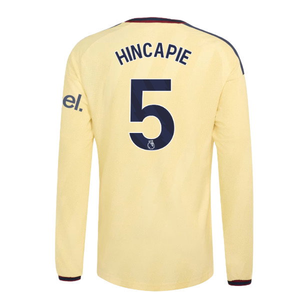 2026-2027 Arsenal Authentic Long Sleeve Third Shirt (Hincapie 5)