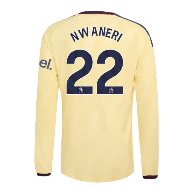 2026-2027 Arsenal Authentic Long Sleeve Third Shirt (Nwaneri 22)
