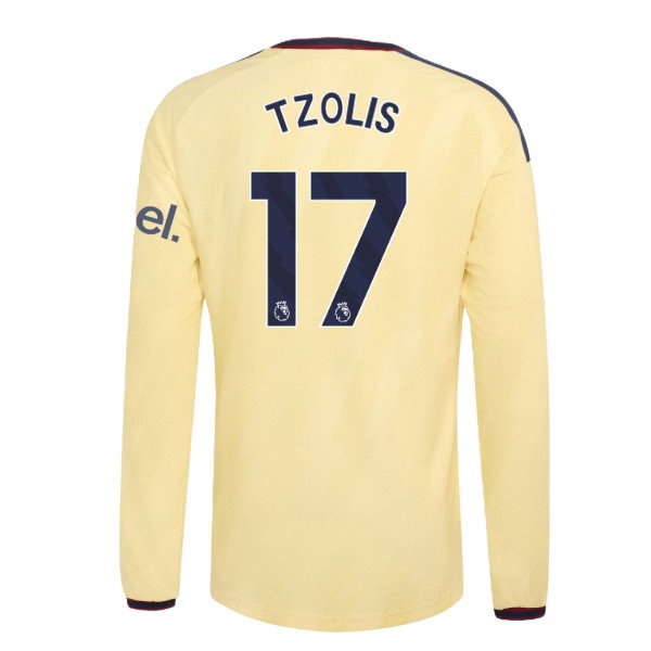 2026-2027 Arsenal Authentic Long Sleeve Third Shirt (Tzolis 17)