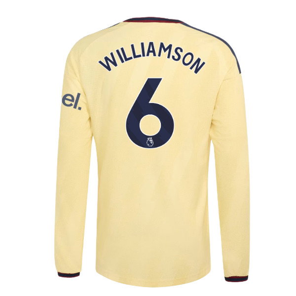 2026-2027 Arsenal Authentic Long Sleeve Third Shirt (Williamson 6)