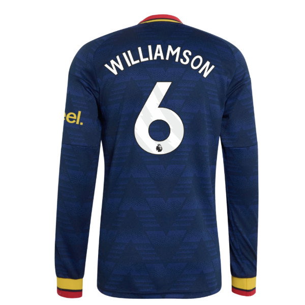 2026-2027 Arsenal Away Long Sleeve Shirt (Williamson 6)
