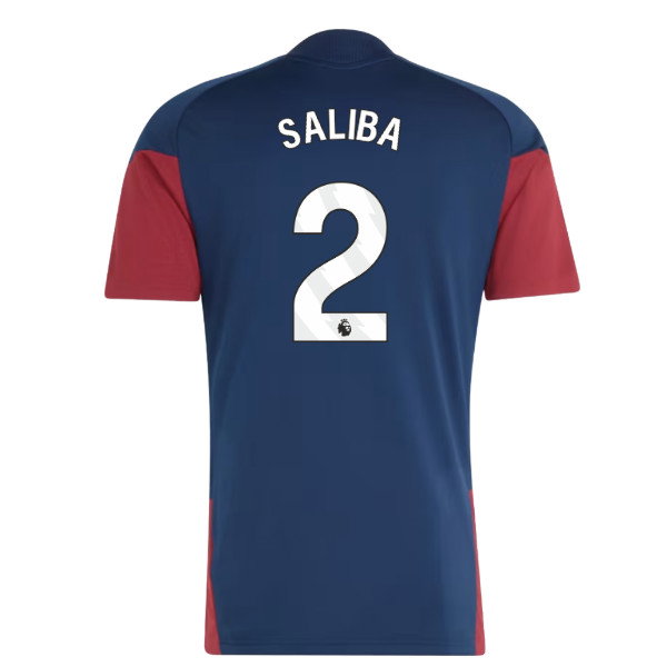 2026-2027 Arsenal EU Training Jersey (Navy) (Saliba 2)