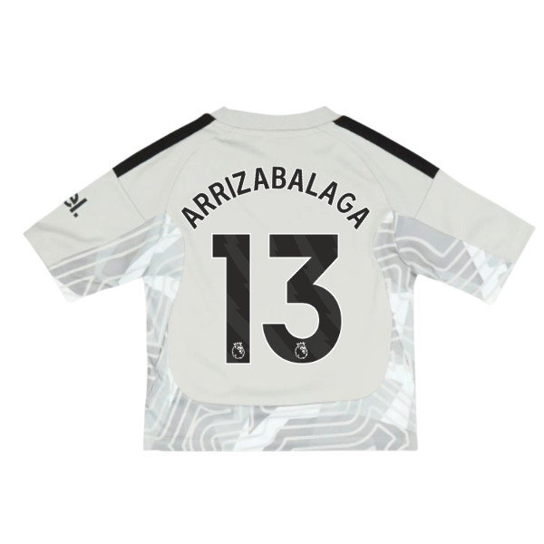 2026-2027 Arsenal Home Goalkeeper Mini Kit (Grey) (Arrizabalaga 13)