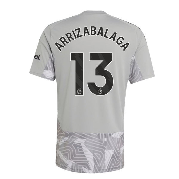 2026-2027 Arsenal Home Goalkeeper Shirt (Grey) (Arrizabalaga 13)