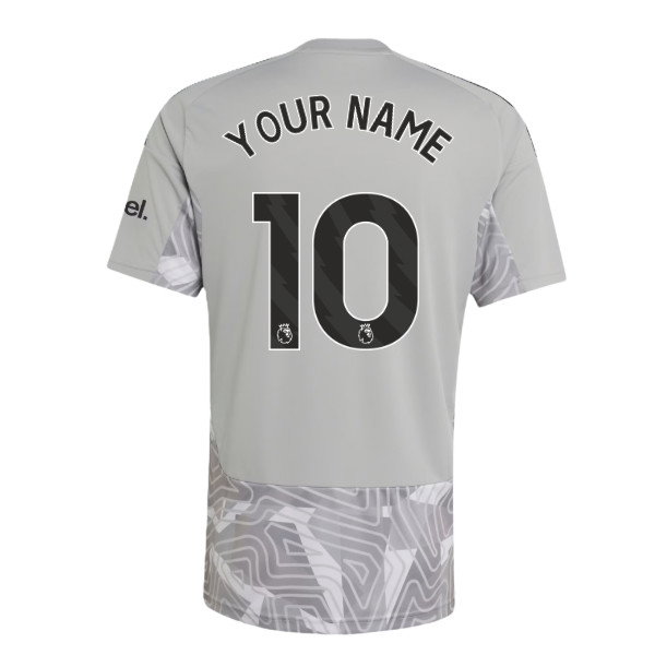 2026-2027 Arsenal Home Goalkeeper Shirt (Grey) (Your Name)