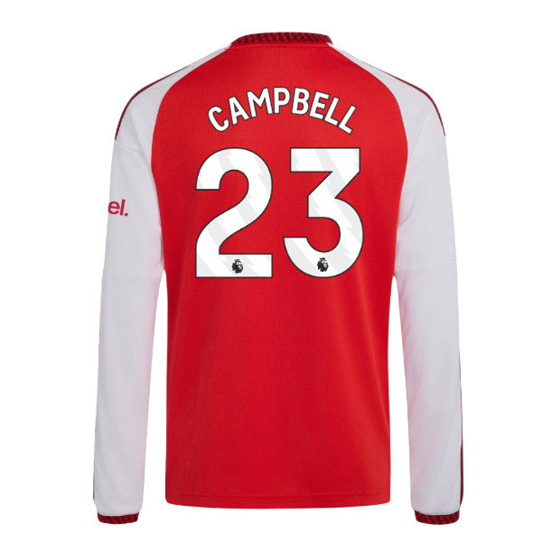 2026-2027 Arsenal Home Long Sleeve Shirt (Kids) (Campbell 23)