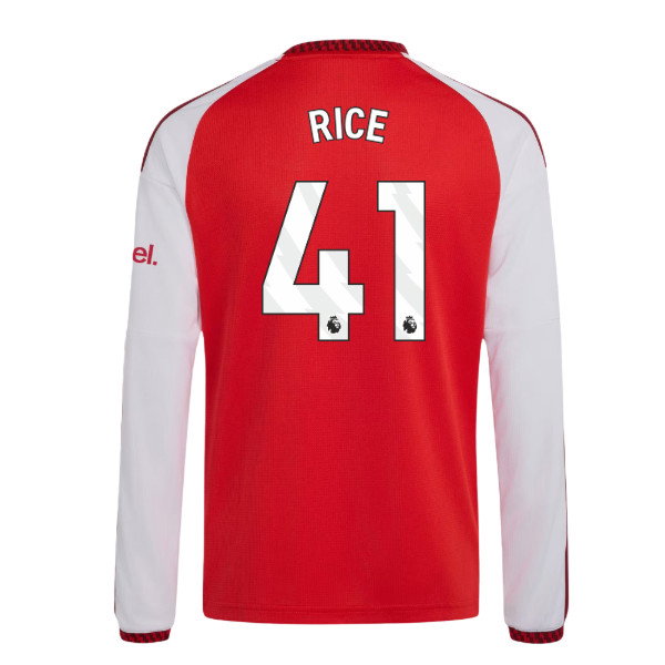 2026-2027 Arsenal Home Long Sleeve Shirt (Kids) (Rice 41)