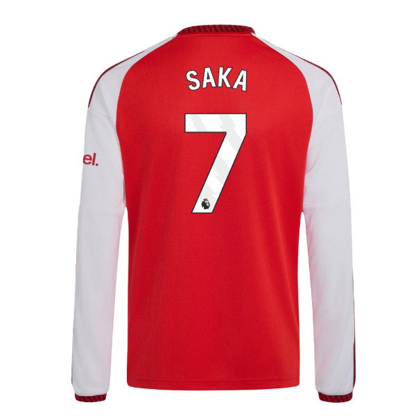 2026-2027 Arsenal Home Long Sleeve Shirt (Kids) (Saka 7)