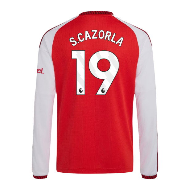 2026-2027 Arsenal Home Long Sleeve Shirt (Kids) (S.Cazorla 19)