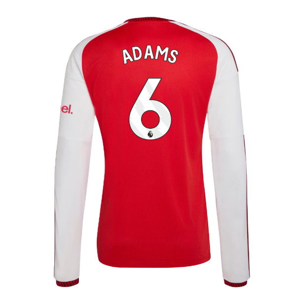 2026-2027 Arsenal Long Sleeve Home Shirt (Adams 6)