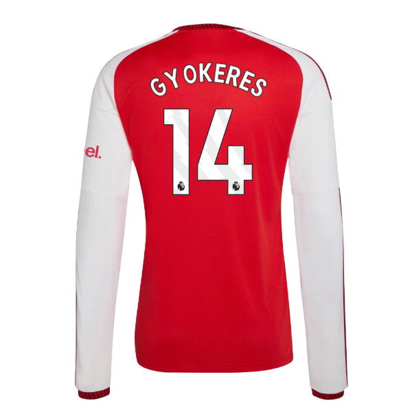 2026-2027 Arsenal Long Sleeve Home Shirt (Gyokeres 14)
