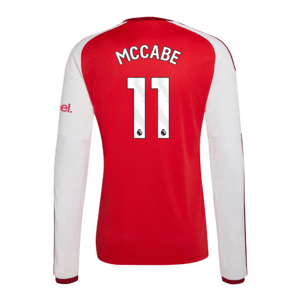 2026-2027 Arsenal Long Sleeve Home Shirt (McCabe 11)