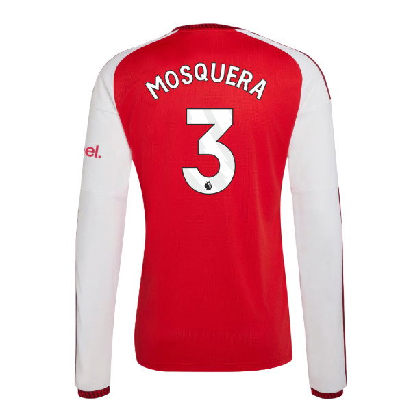 2026-2027 Arsenal Long Sleeve Home Shirt (Mosquera 3)