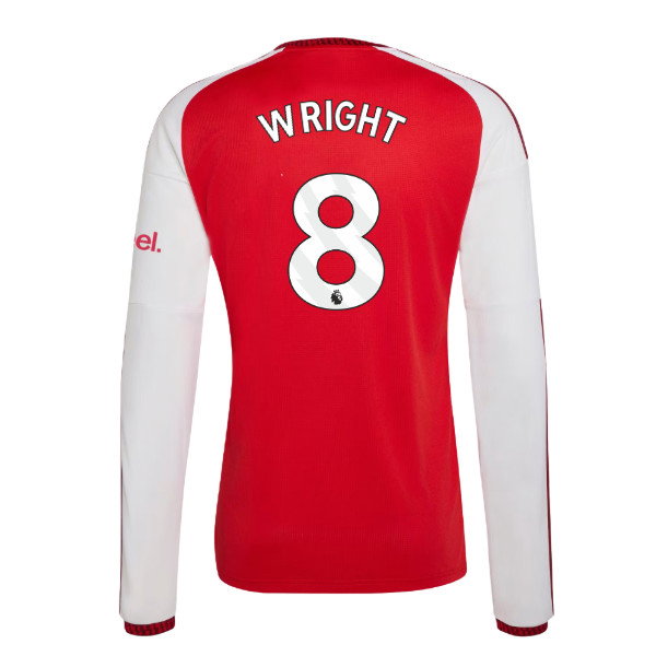 2026-2027 Arsenal Long Sleeve Home Shirt (Wright 8)