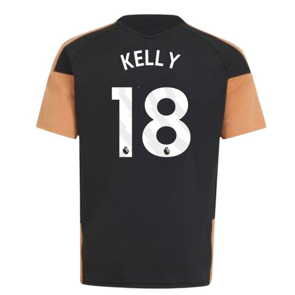 2026-2027 Arsenal Training Jersey (Black) - Kids (Kelly 18)