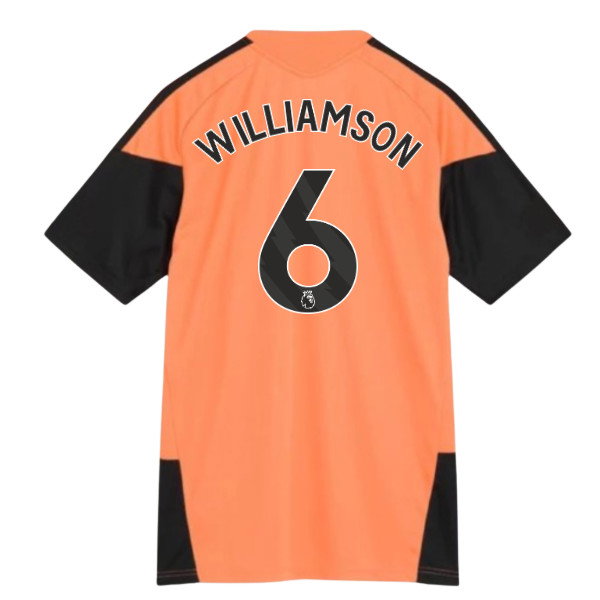 2026-2027 Arsenal Training Jersey (Dusky Orange) (Williamson 6)