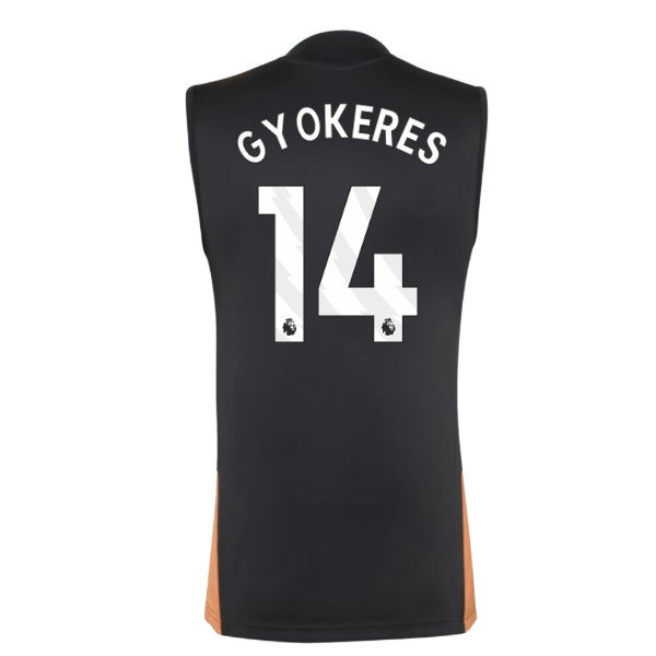 2026-2027 Arsenal Training Sleeveless Jersey (Black) (Gyokeres 14)
