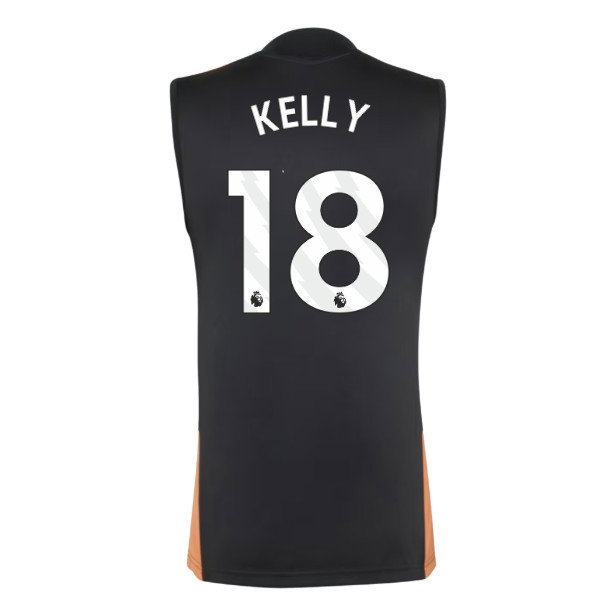 2026-2027 Arsenal Training Sleeveless Jersey (Black) (Kelly 18)