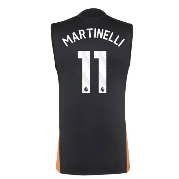2026-2027 Arsenal Training Sleeveless Jersey (Black) (Martinelli 11)