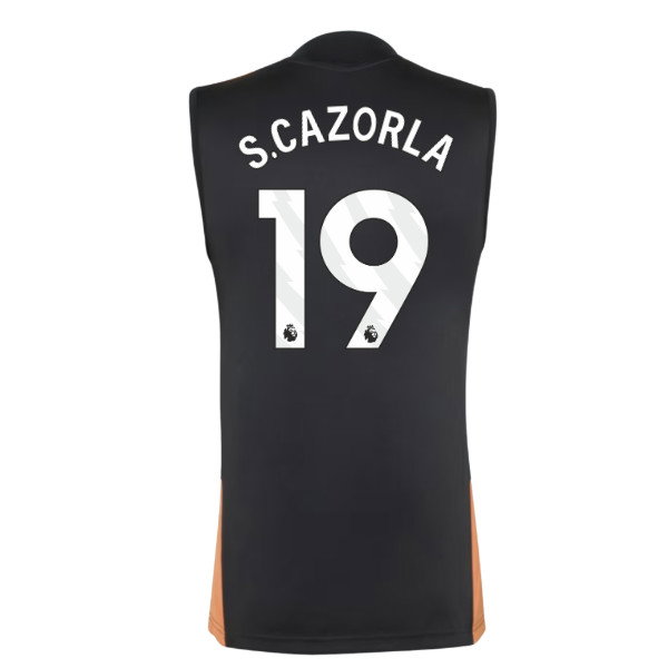 2026-2027 Arsenal Training Sleeveless Jersey (Black) (S.Cazorla 19)