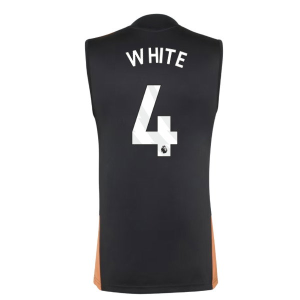 2026-2027 Arsenal Training Sleeveless Jersey (Black) (White 4)