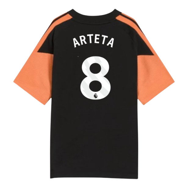 2026-2027 Arsenal Training Tee (Black) - Kids (Arteta 8)