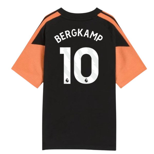 2026-2027 Arsenal Training Tee (Black) - Kids (Bergkamp 10)