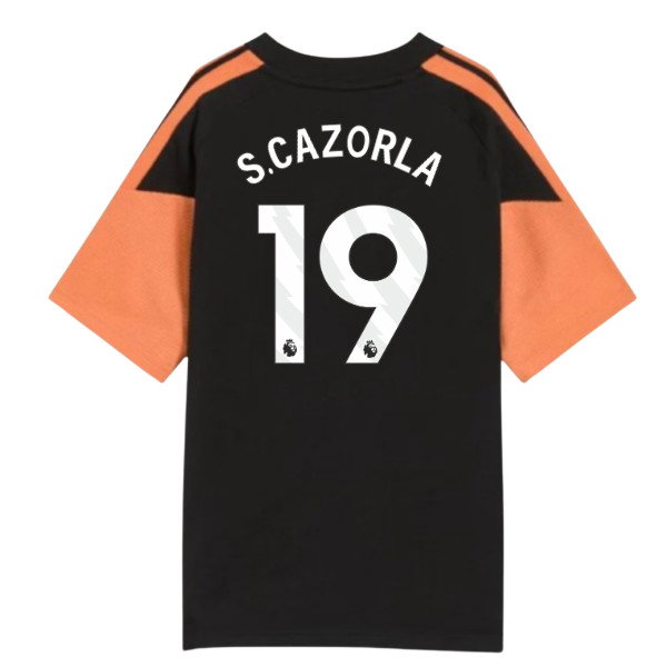 2026-2027 Arsenal Training Tee (Black) - Kids (S.Cazorla 19)