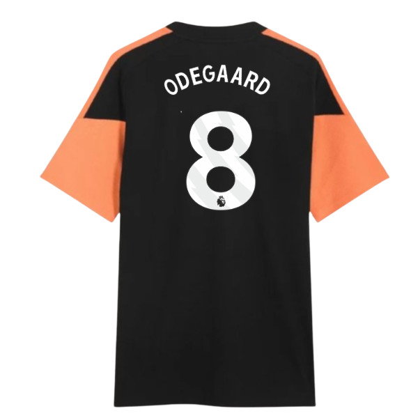2026-2027 Arsenal Training Tee (Black) (Odegaard 8)