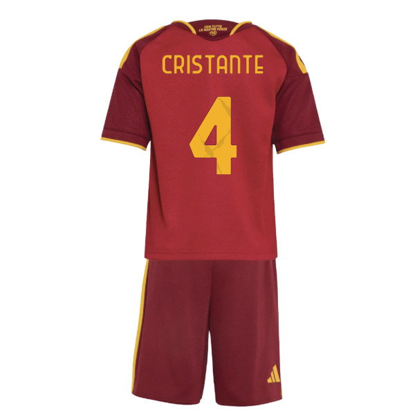 2026-2027 AS Roma Home Mini Kit (Cristante 4)
