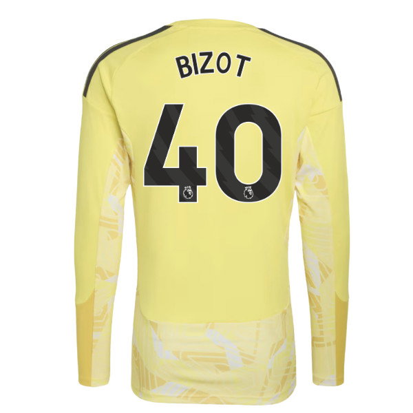 2026-2027 Aston Villa Goalkeeper Long Sleeve Shirt (Yellow) - Kids (Bizot 40)