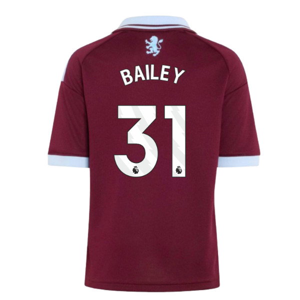 2026-2027 Aston Villa Home Shirt (Kids) (Bailey 31)