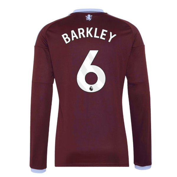 2026-2027 Aston Villa Long Sleeve Home Shirt (Barkley 6)