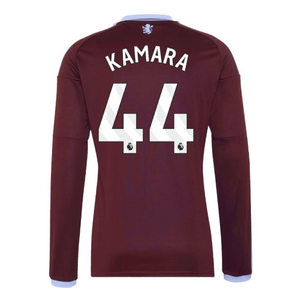2026-2027 Aston Villa Long Sleeve Home Shirt (Kamara 44)