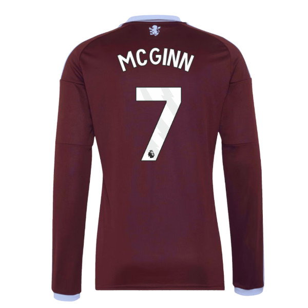 2026-2027 Aston Villa Long Sleeve Home Shirt (McGinn 7)
