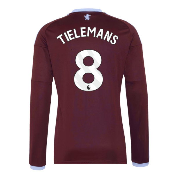 2026-2027 Aston Villa Long Sleeve Home Shirt (Tielemans 8)