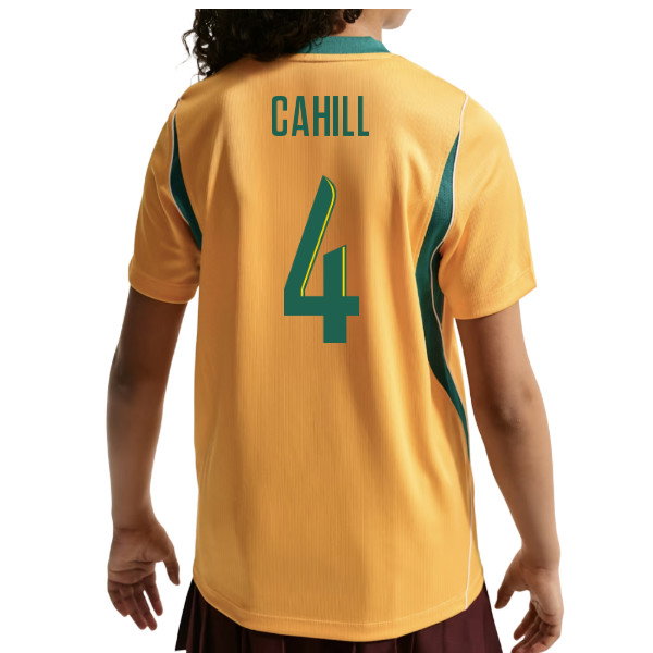2026-2027 Australia Home Shirt (Kids) (Cahill 4)
