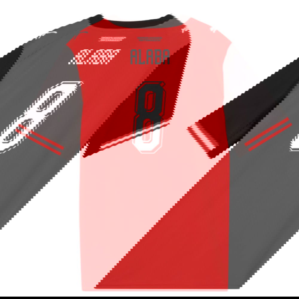 2026-2027 Austria Home Shirt (Kids) (Alaba 8)