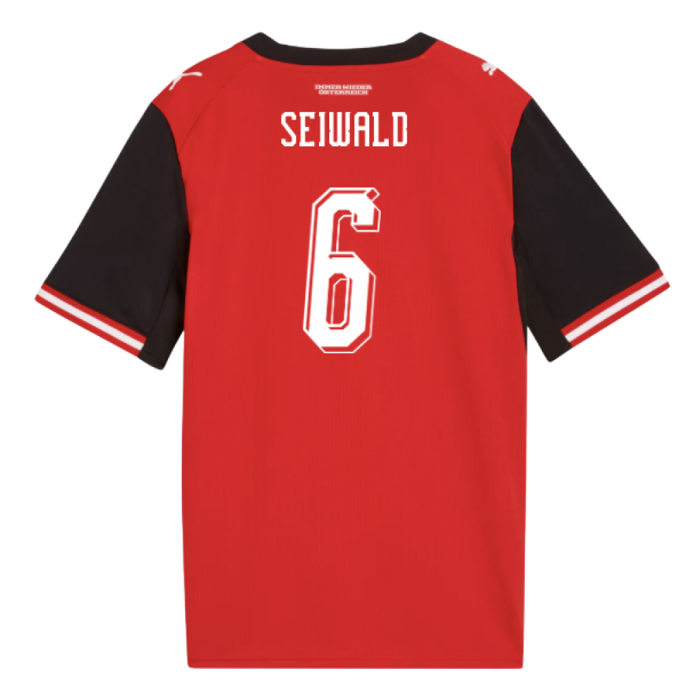2026-2027 Austria Home Shirt (Kids) (Seiwald 6)