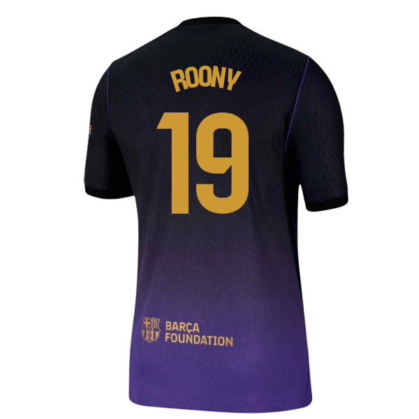2026-2027 Barcelona Authentic Aero-Fit Match Away Shirt (Roony 19)