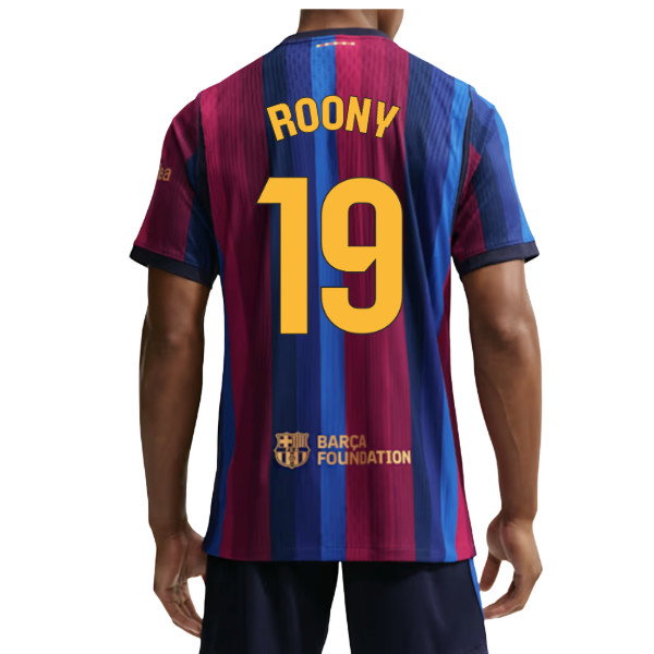 2026-2027 Barcelona Authentic Aero-Fit Match Home Shirt (Roony 19)