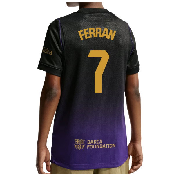 2026-2027 Barcelona Away Shirt (Kids) (Ferran 7)