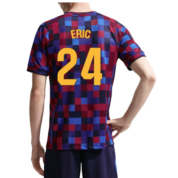 2026-2027 Barcelona Home Pre Match Top (Noble Red/Blue) (Eric 24)