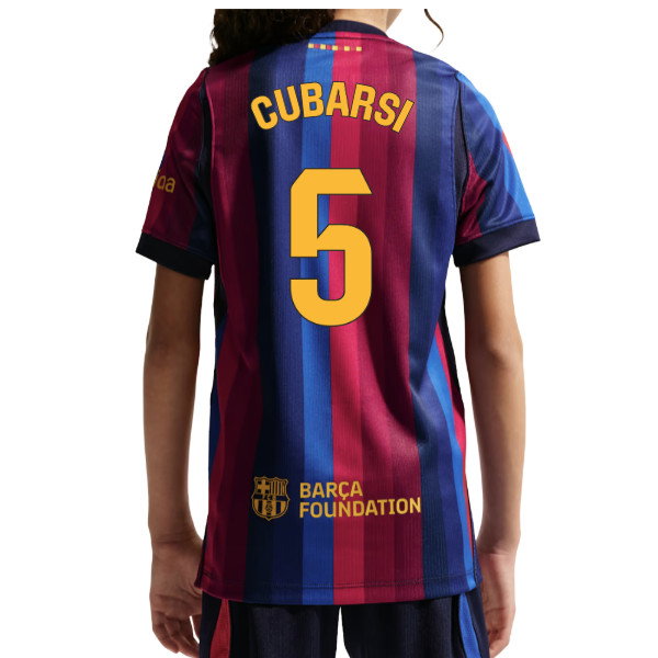 2026-2027 Barcelona Home Shirt (Kids) (Cubarsi 5)