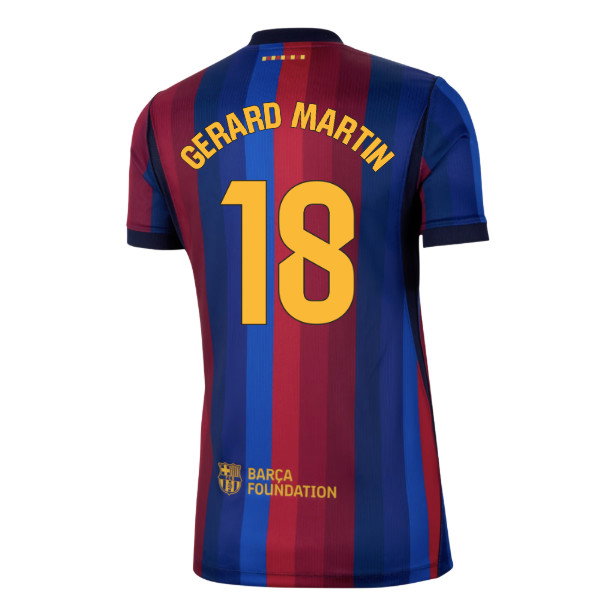 2026-2027 Barcelona Home Shirt (Womens) (Gerard Martin 18)