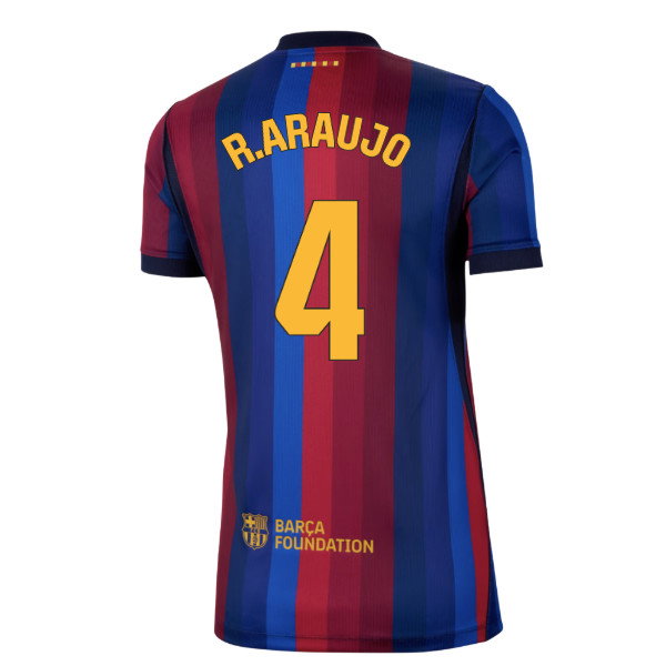 2026-2027 Barcelona Home Shirt (Womens) (R.Araujo 4)